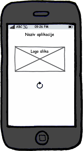 GeoCatalog, andorid aplikacija, Splash screen