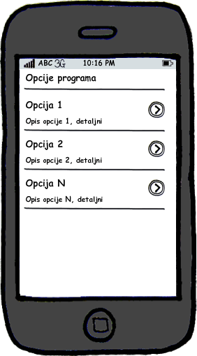 Portal grupne kupovine, opcije